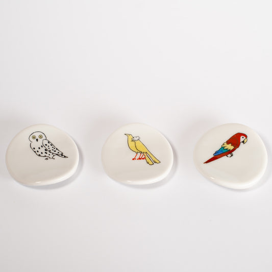 KUTANI SEAL small bird chopstick rest