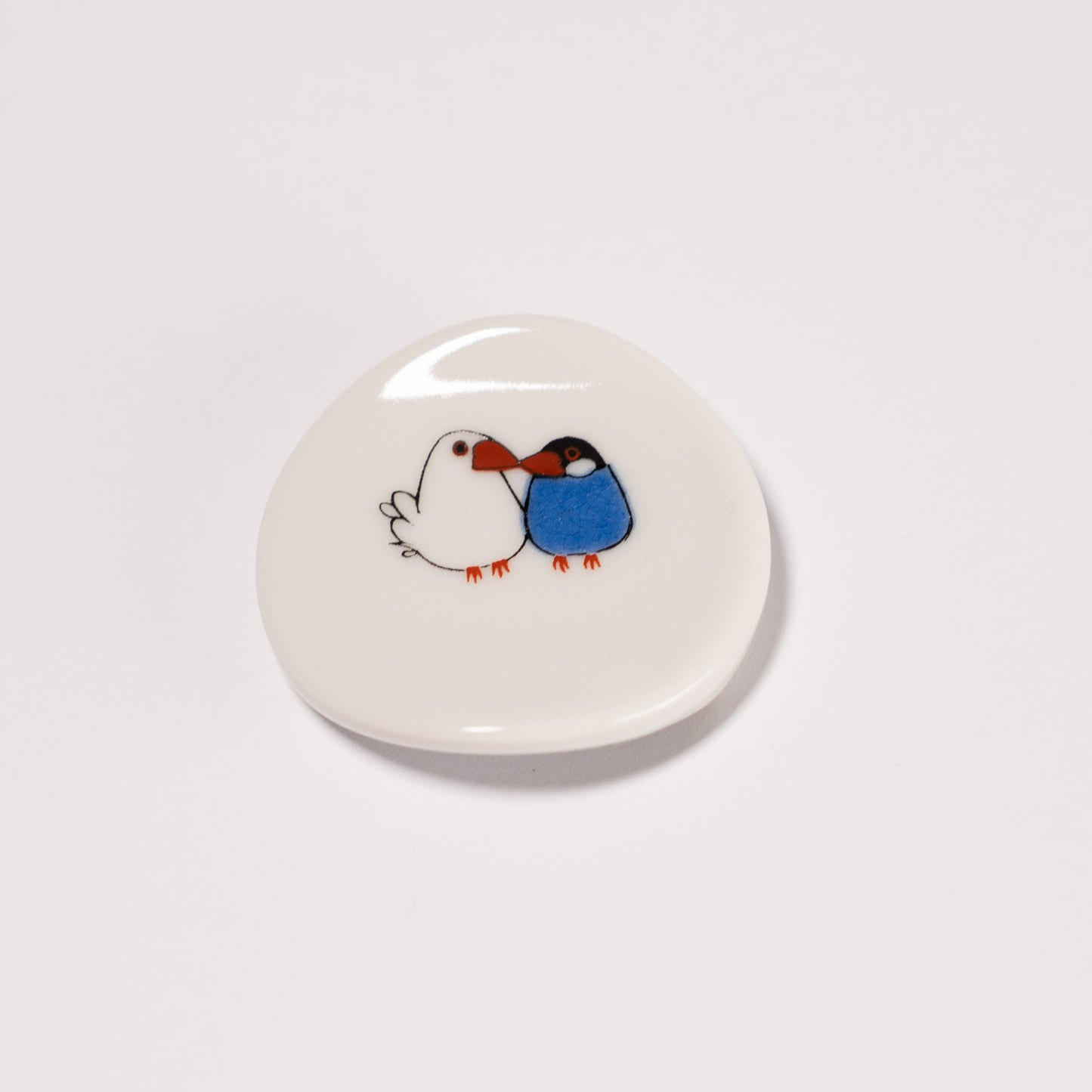 KUTANI SEAL small bird chopstick rest (F)