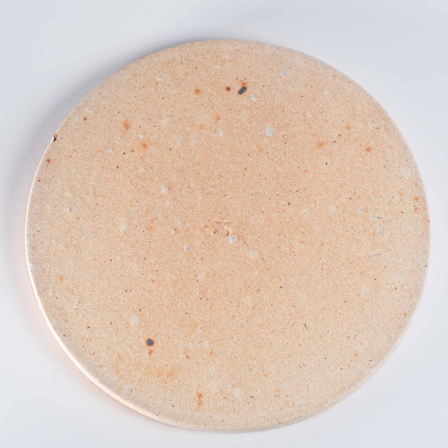 Meizan Kiln Old Shigaraki Plate - White Glaze
