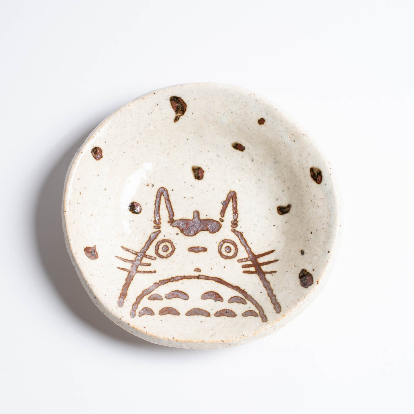 [Studio Ghibli X Nakagawa] Mino ware acorn plate - Totoro