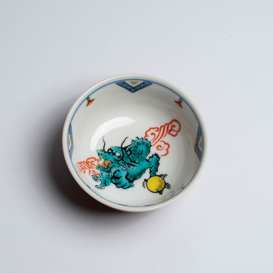 Kutani Ware Zodiac Cup - Tatsuni