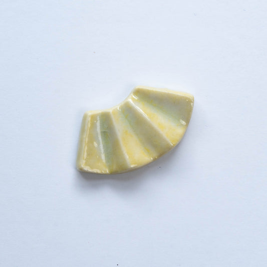 Confectionery wooden shaped lucky chopstick rest (Yellow Fan)