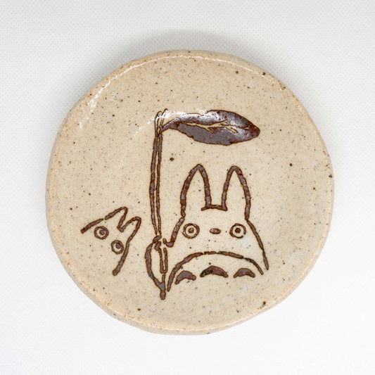 [Studio Ghibli X Nakagawa] mino ware acorn plate - Small and Medium Totoro