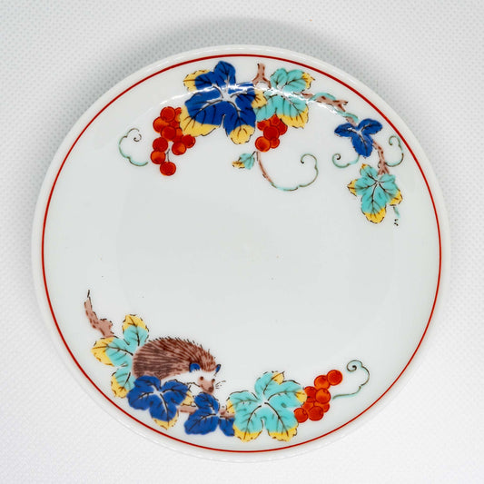 BARBAR MARUHIRO IROE Small Plate - Pygmy Hedgehog