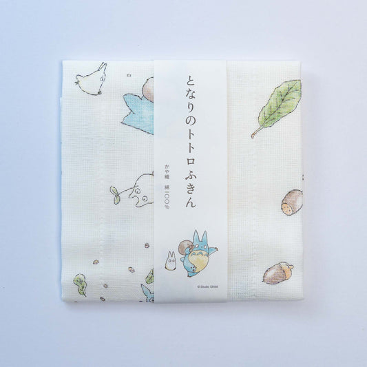 My Neighbor Totoro dish towel - Chu Totoro and Chibi Totoro