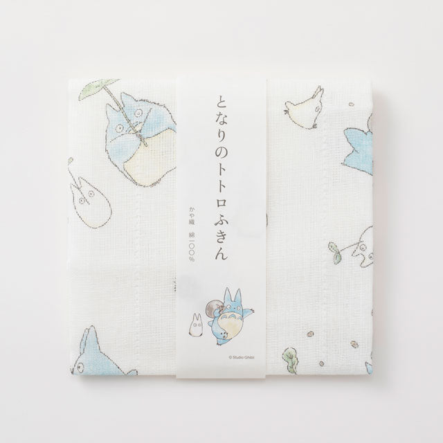 My Neighbor Totoro dish towel - Chu Totoro and Chibi Totoro