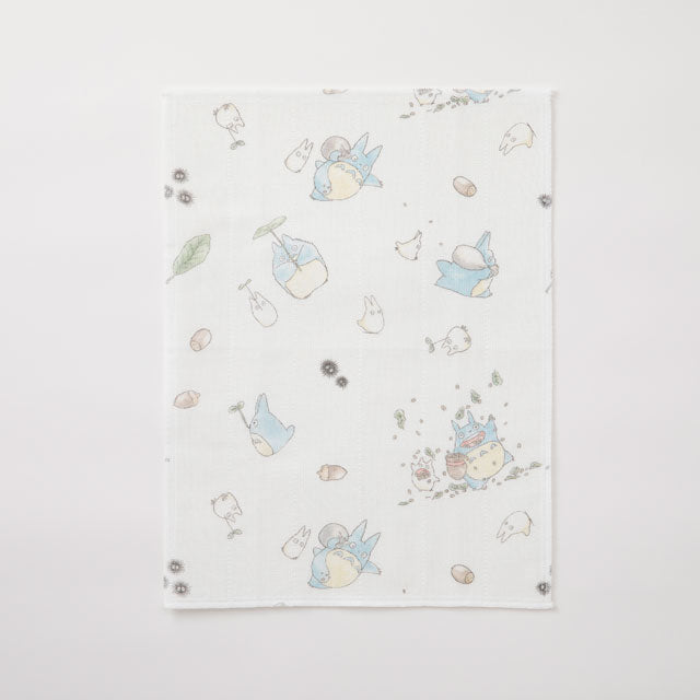 My Neighbor Totoro dish towel - Chu Totoro and Chibi Totoro