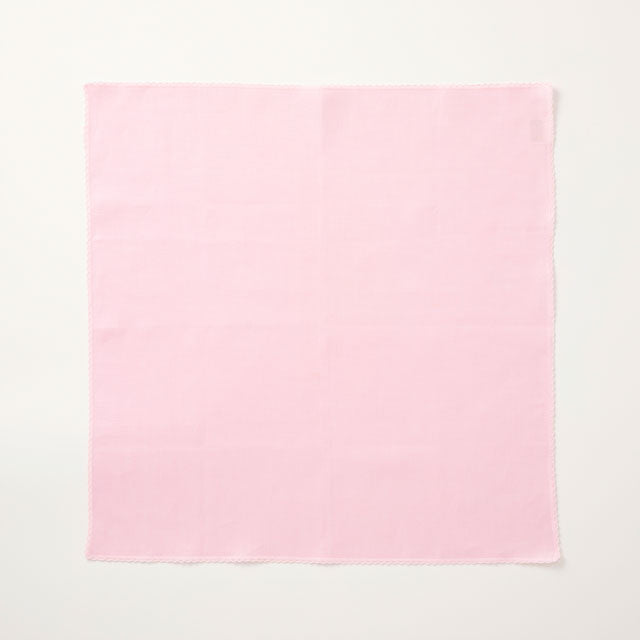 Linen handkerchief dyed with flowers