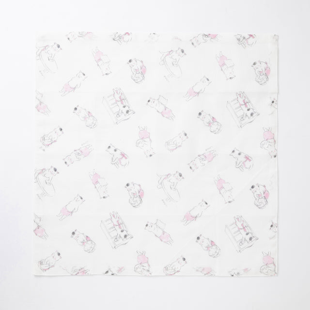 Nekomura's flower dish towel